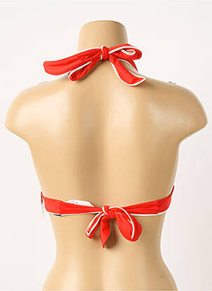 Haut de maillot de bain stretch haut soutien-gorge avec mousse de rembourrage amovible rouge AUBADE femme