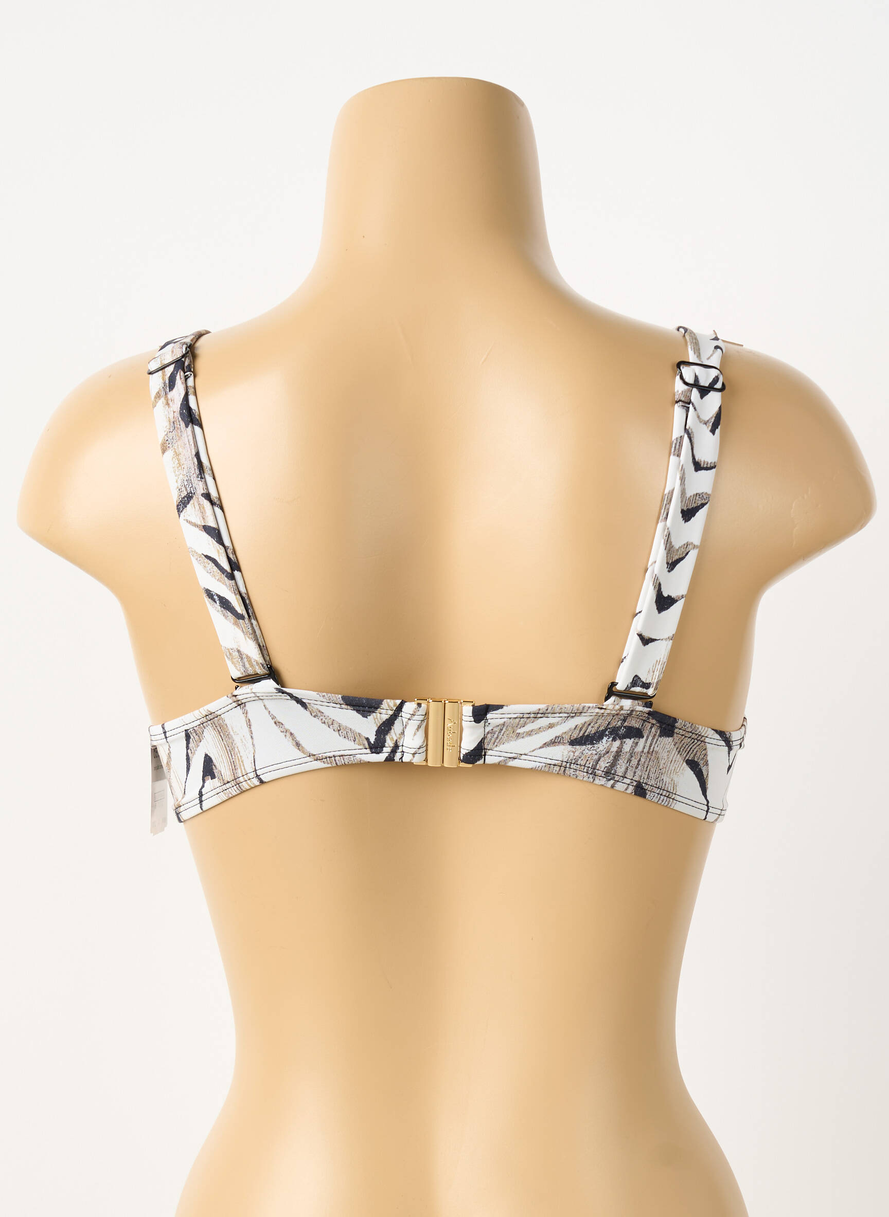 Haut de maillot de bain stretch haut soutien-gorge balconnet beige AUBADE femme