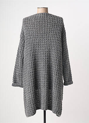 Gilet manches longues stretch gris STUDIO BIRKIN femme