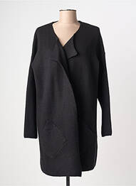 Gilet manches longues stretch noir SENSATION POUR ELLE femme