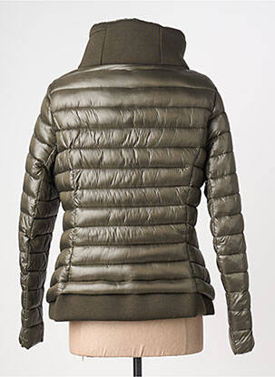 Doudoune poches sans capuche vert FF. DESIGN femme