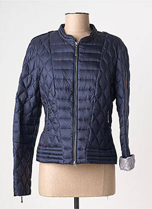 Doudoune manches longues sans capuche bleu BARBARA LEBEK femme