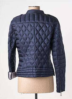 Doudoune manches longues sans capuche bleu BARBARA LEBEK femme