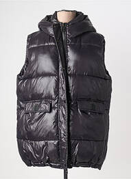 Doudoune poches a capuche noir ADRIXX femme