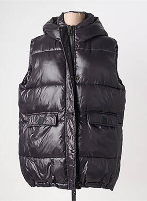 Doudoune poches a capuche noir ADRIXX femme