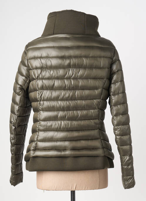 Doudoune poches sans capuche vert FF. DESIGN femme