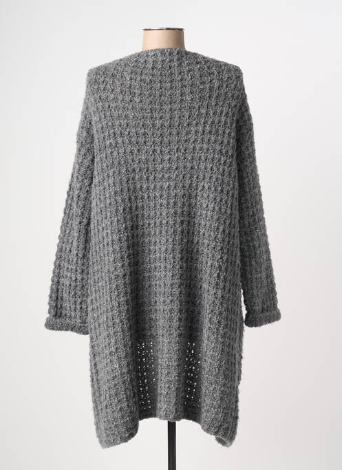 Gilet manches longues gris STUDIO BIRKIN femme