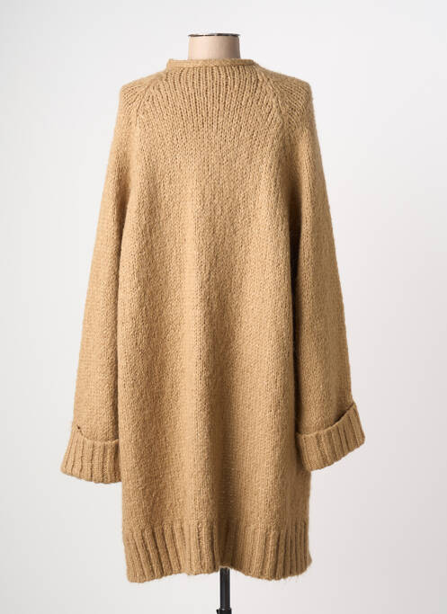 Gilet manches longues marron ZARA femme