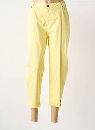 Pantacourt taille normale taille normale jaune FRANCE RIVOIRE femme