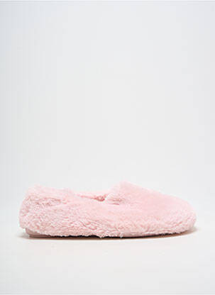 Chaussons/pantoufles bout rond talon plat jusqu'à 3cm rose SOIR ET MATIN femme