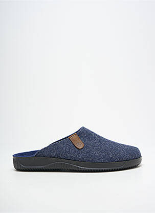 Chaussons/pantoufles voute plantaire bout rond bleu ROHDE homme