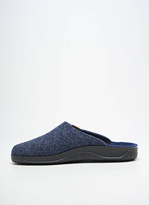 Chaussons/pantoufles voute plantaire bout rond bleu ROHDE homme