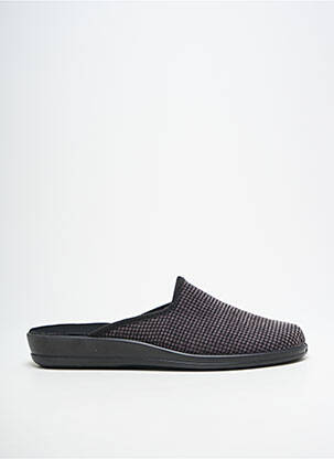 Chaussons/pantoufles bout rond bout rond gris ROHDE homme