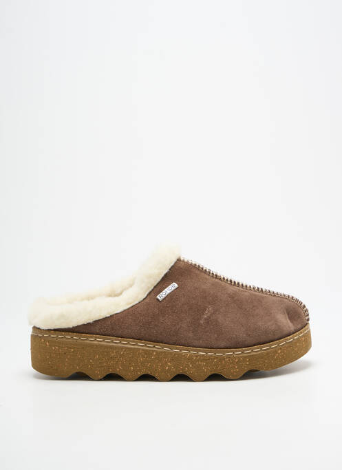 Chaussons/Pantoufles marron ROHDE femme