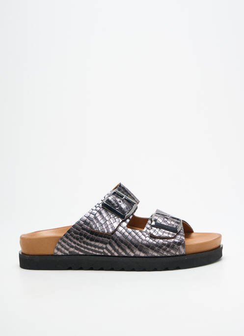 Mules/Sabots argent SANTAFE femme