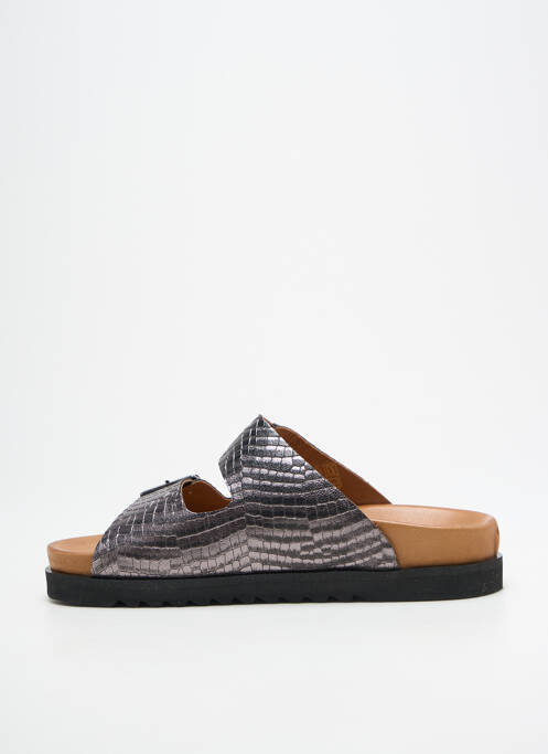 Mules/Sabots argent SANTAFE femme