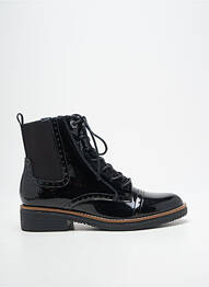 Bottines/boots matière lisse talon plat jusqu'à 3cm noir FUGITIVE BY FRANCESCO ROSSI femme