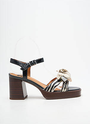 Sandales/nu pieds talon bottier talon de 7 à 9cm noir MAM'ZELLE femme