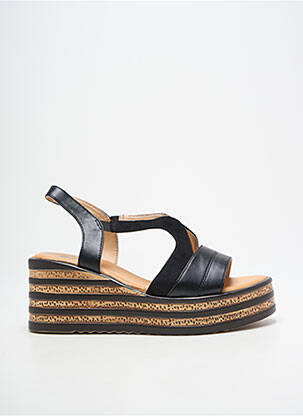 Sandales/Nu pieds noir ELUE PAR NOUS femme