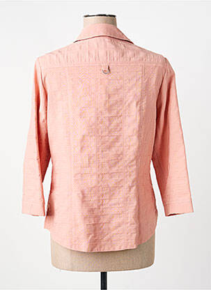 Chemisier coupe cintrée manches 3/4 rose FRANCE RIVOIRE femme