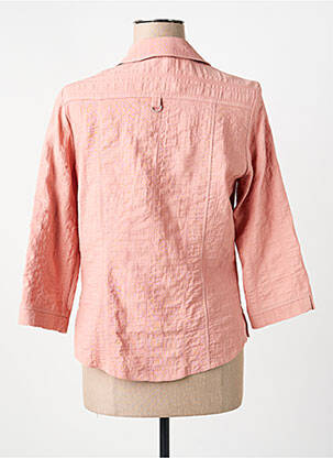 Chemisier coupe cintrée manches 3/4 rose GUY DUBOUIS femme
