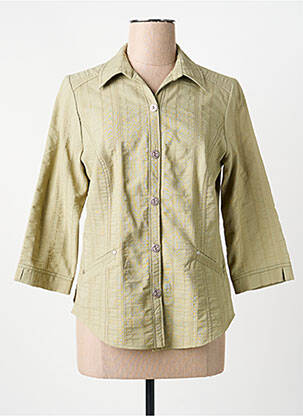 Veste casual poches vert GUY DUBOUIS femme