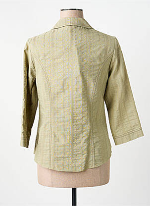 Veste casual poches vert GUY DUBOUIS femme