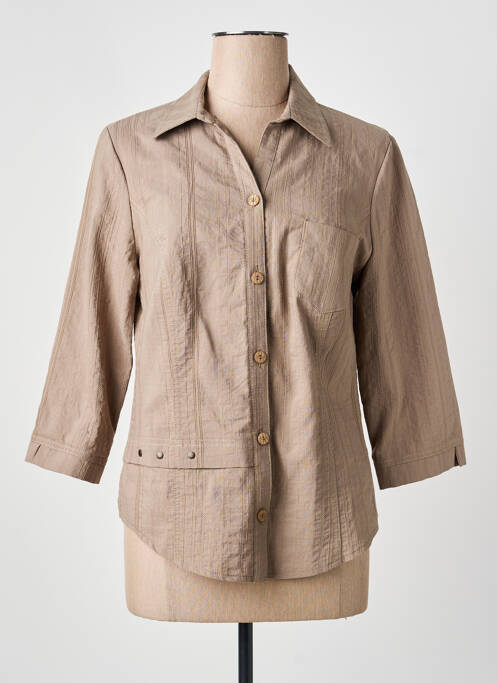 Chemisier marron GUY DUBOUIS femme