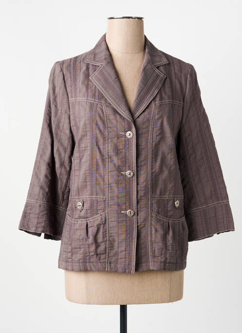 Veste casual marron GUY DUBOUIS femme