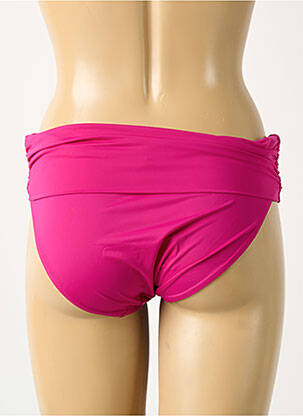 Bas de maillot de bain effet matière satinée culotte rose AUBADE femme