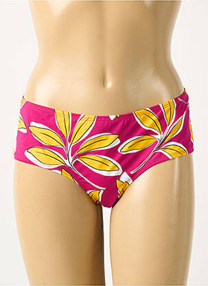 Bas de maillot de bain imprimé fleurs shorty rose AUBADE femme