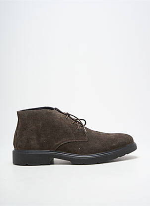 Bottines/boots nubuck talon bas marron IMAC homme