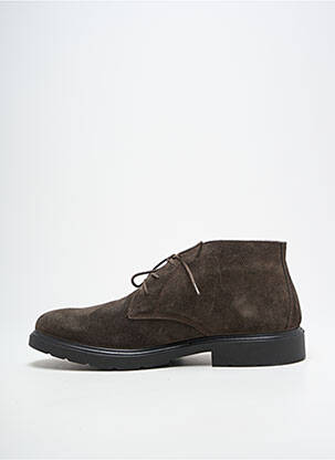 Bottines/boots nubuck talon bas marron IMAC homme