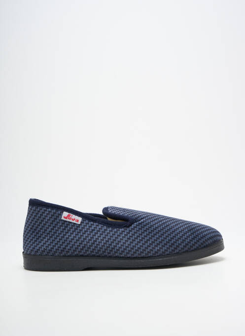 Chaussons/Pantoufles bleu JEVA homme