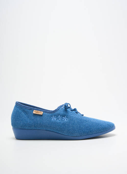 Chaussons/Pantoufles bleu LA MAISON DE L'ESPADRILLE femme