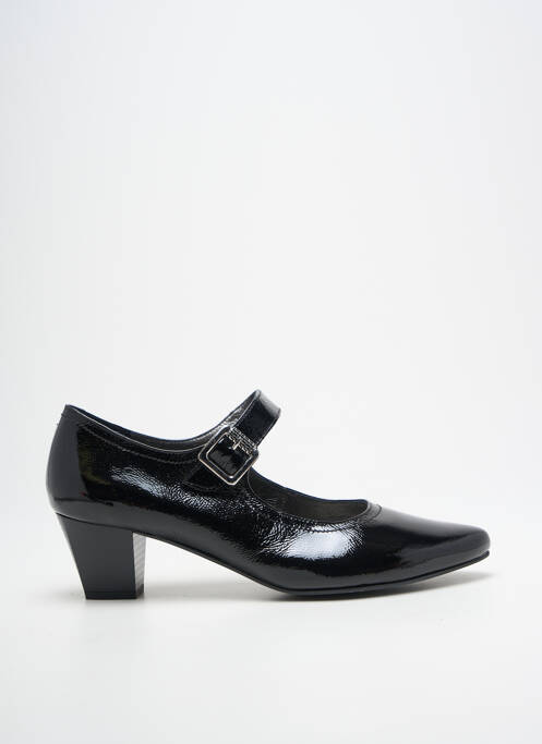 Escarpins tissage vernis talon de 4 à 6cm noir OTTILIA femme