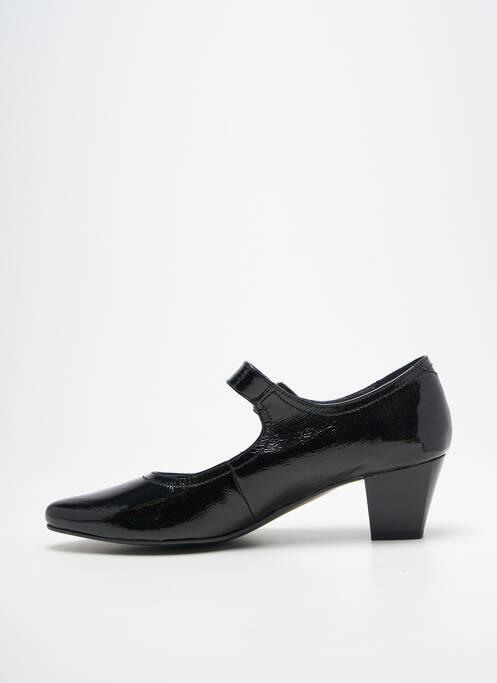 Escarpins tissage vernis talon de 4 à 6cm noir OTTILIA femme