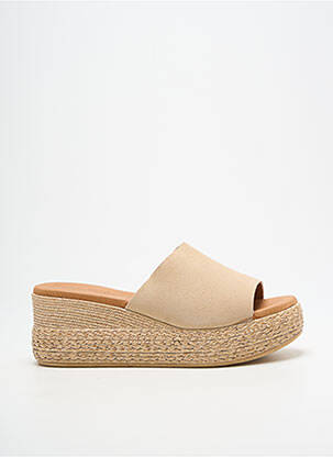Mules/Sabots beige EVA FRUTOS femme