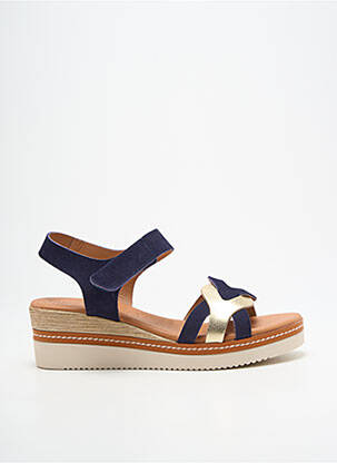 Sandales/Nu pieds bleu EVA FRUTOS femme