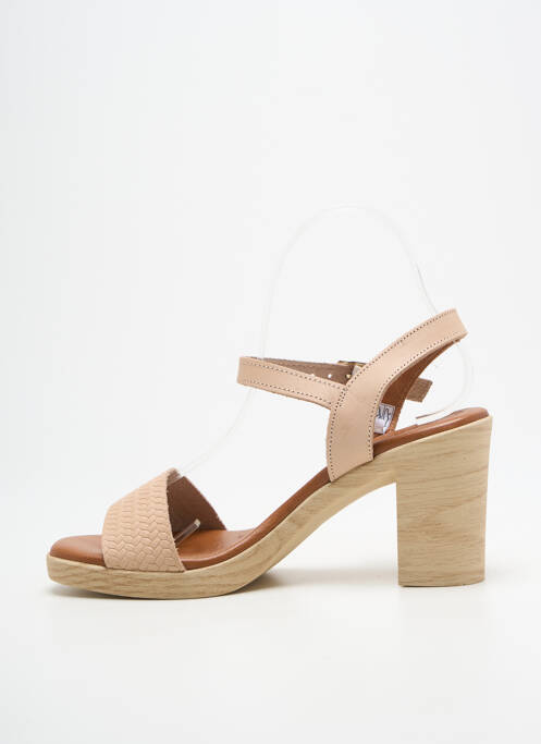 Sandales/Nu pieds beige EVA FRUTOS femme