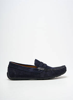 Mocassins bout rond bout rond bleu TBS homme