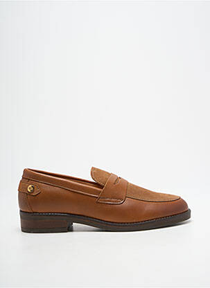 Mocassins matière lisse talon plat jusqu'à 3cm marron TBS femme