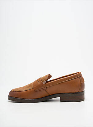 Mocassins matière lisse talon plat jusqu'à 3cm marron TBS femme