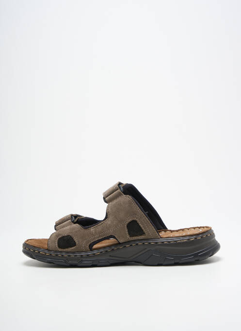 Mules/Sabots gris TBS homme