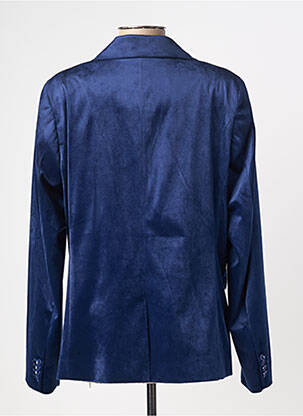 Veste casual epaulette bleu REVER MILE femme