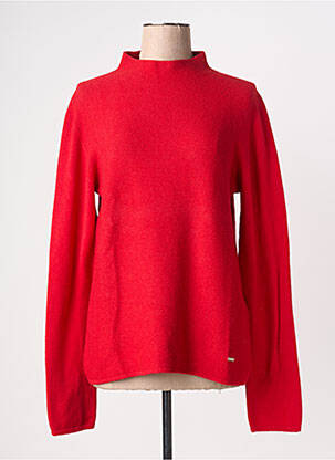 Pull coupe cintrée manches longues rouge TONI femme