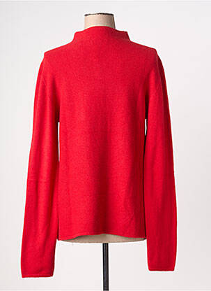 Pull coupe cintrée manches longues rouge TONI femme