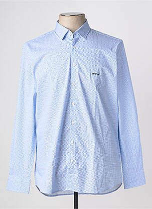 Chemise manches longues imprimé fantaisie bleu MISE AU GREEN homme