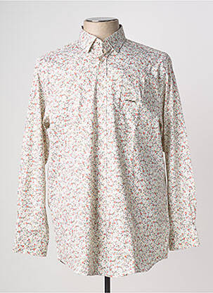 Chemise manches longues beige MISE AU GREEN homme