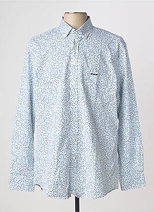 Chemise manches longues bleu MISE AU GREEN homme